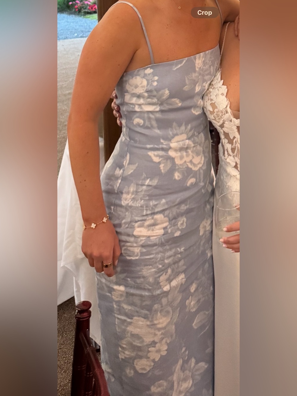 Reformation Frankie Linen Dress (size 4) in Color Patience - Picture 2 of 2